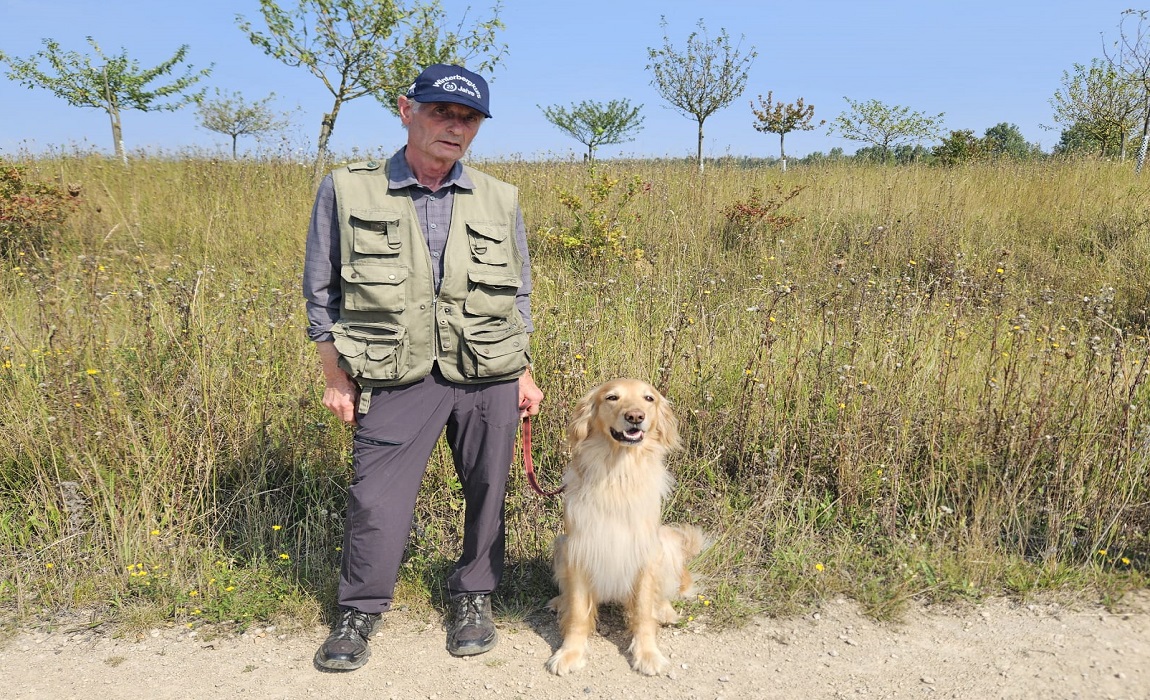 Bernd Komanns mit Elfe vom Wittegrund